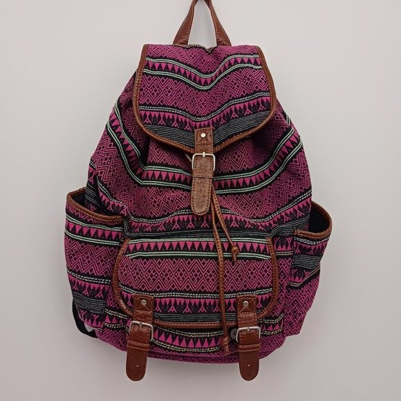 Aeropostale Handbags - Aeropostale Backpack Aztec Design Pink/Purple  Southwest Tribe Back To School